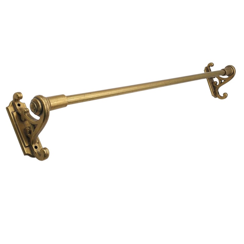 Vintage Amerock Charter 24 Towel Bar Burnished Brass 8058-BB