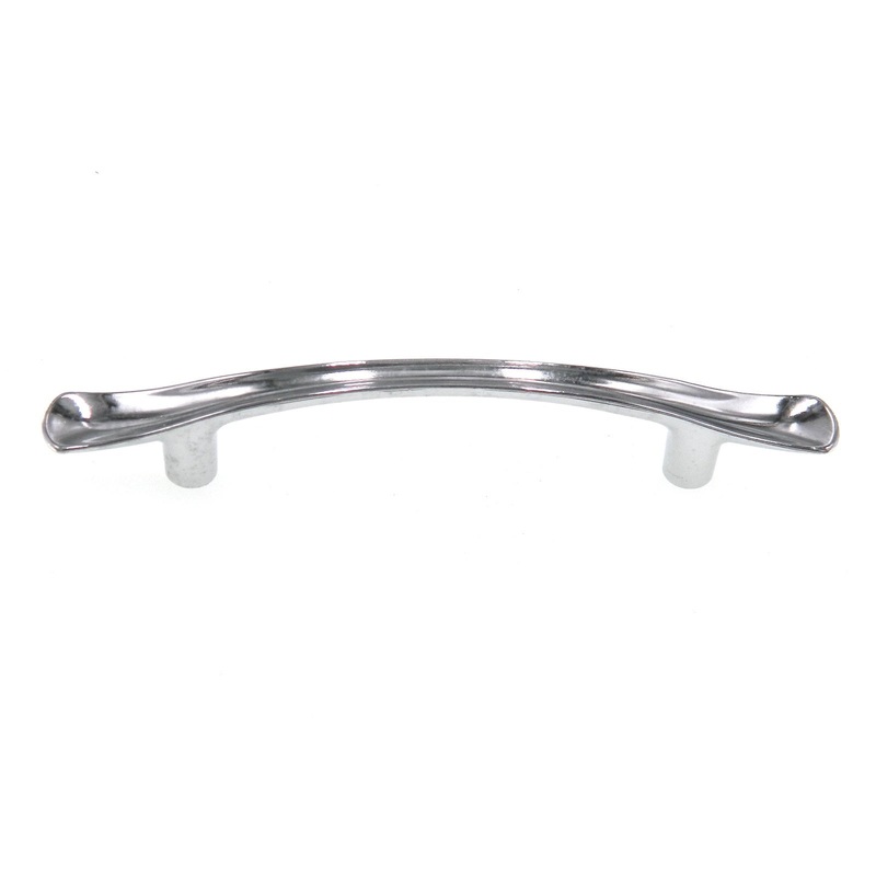 Vintage Amerock Merit Polished Chrome 3 Ctr. Cabinet Arch Pull Handle BP1555-26