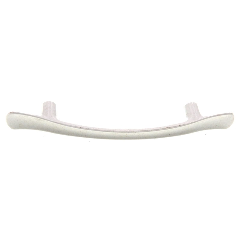 Vintage Amerock Merit White Ceramoid 3 Ctr. Cabinet Arch Pull Handle BP1555-C2