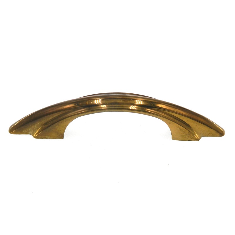 Vintage Amerock Streamline Brass 2 3/4 Ctr. Cabinet Arch Pull Handle EO311-3