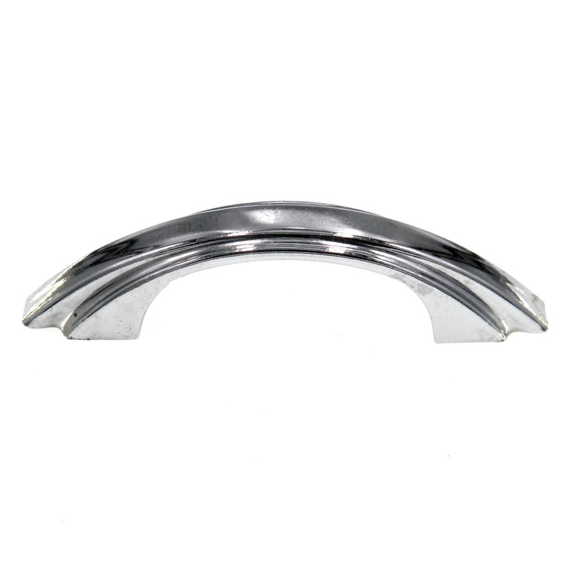 Vintage Amerock Streamline Polished Chromium 2 3/4 Ctr. Cabinet Arch Pull E308