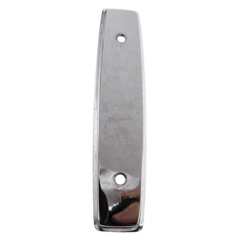 Vintage National Lock Polished Chrome 3 Ctr. Cabinet Pull Backplate 256-26