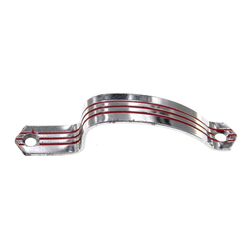 Vintage National Lock Polished Chrome With Red Lines 3 Ctr Cabinet Pull N61-167