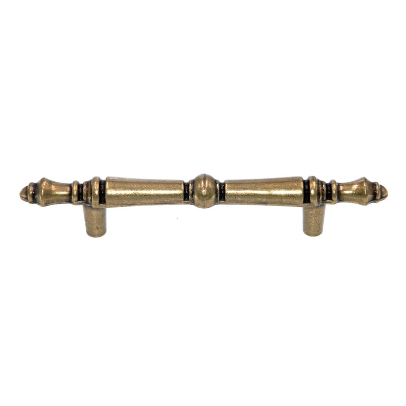 Amerock Accents Burnished Brass 3 Ctr. Cabinet Bar Pull Handle BP283-BB