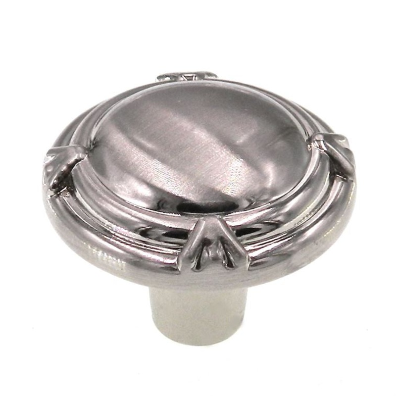 Amerock Design Details Sterling Nickel 1 3/8 Reed Cabinet Knob BP1821-G9