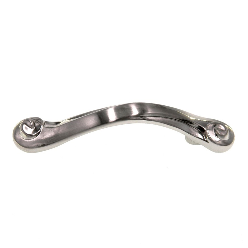 Amerock Divinity Sterling Nickel 3 Ctr. Cabinet Arch Pull Handle BP5260-G9