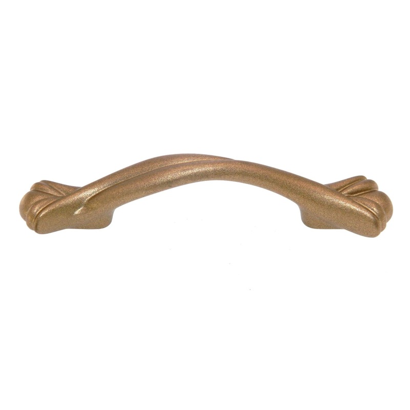 Amerock Expressions Satin Gold 3, 3 3/4 (96mm) Ctr. Cabinet Handle BP1471-SG
