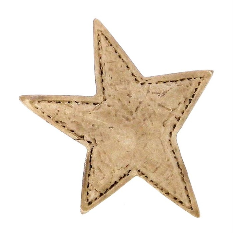 Amerock Hero’Z Hand Painted 1 7/8 White American Star Cabinet Knob BP9394-HP