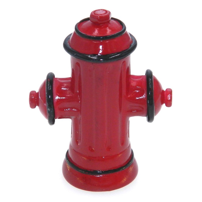 Amerock Hero’Z Hand Painted 2 1/8 Red Fire Hydrant Cabinet Knob BP9386-HP