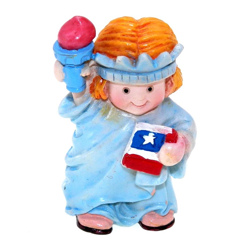 Amerock Hero’Z Hand Painted 2 Lady Liberty Cabinet Knob BP9391-HP