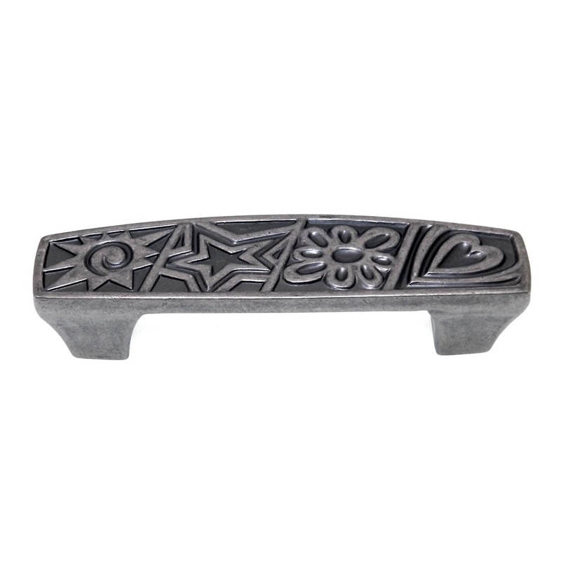 Amerock Motif’Z Weathered Nickel 3 Ctr. Cabinet Arch Pull Handle BP4449-WN