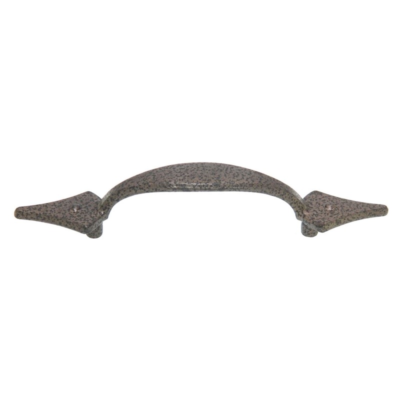 Amerock Shenandoah Hammered Bronze 3 Ctr. Pointed Cabinet Arch Pull BP302-HBZ