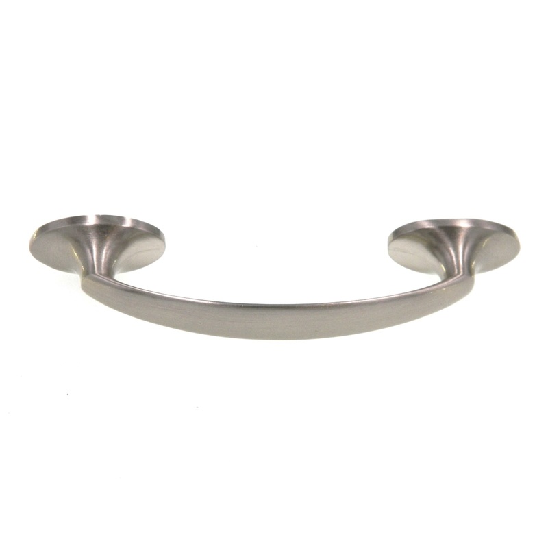 Belwith Products Luna Satin Nickel 3 Ctr. Cabinet Arch Pull Handle P3448-SN