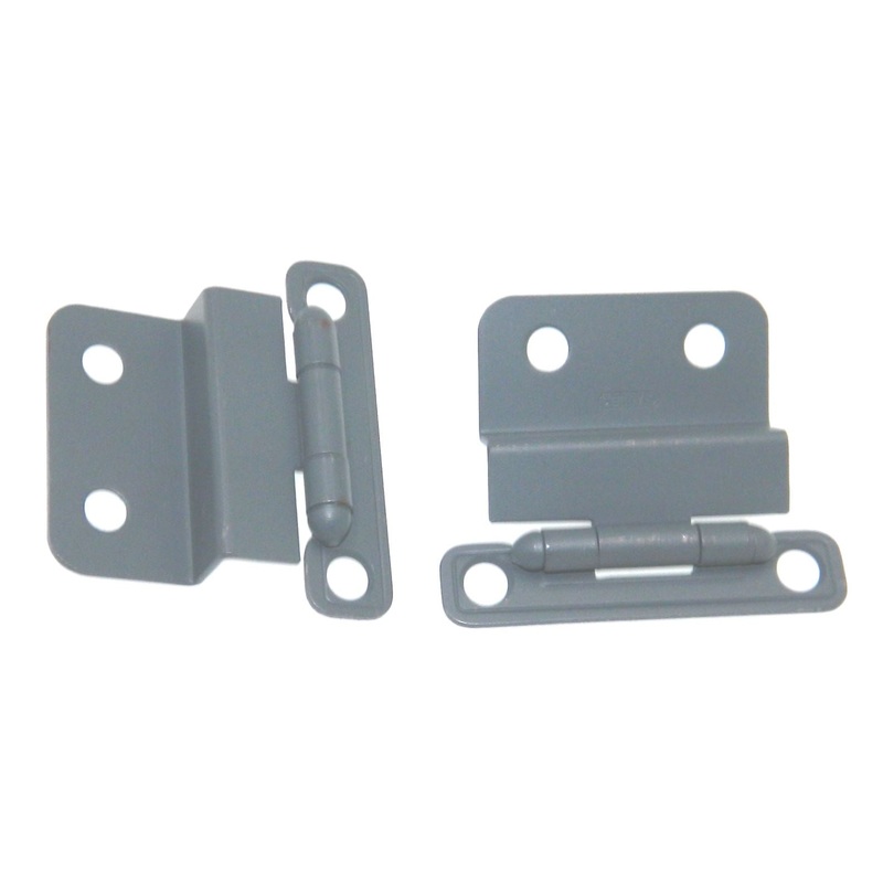 Pair of Stanley Art Deco Prime Coat 3/8 Inset Face Mount Hinges 1533-P