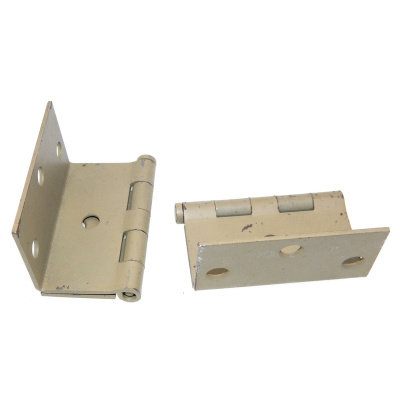 Pair Stanley Prime Coat Mortise Full Inset Hinges For 1 1/8 Door 1586-P
