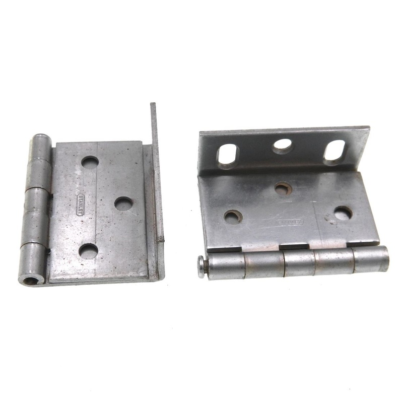 Pair Stanley Satin Chrome Full Inset Heavy Duty Hinges For 1 3/8 Door 1589-26D