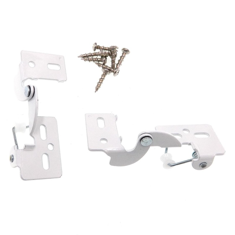 Replace Amerock BP2606 White Knife Pivot Cabinet Hinges 1/2 Overlay Youngdale #6
