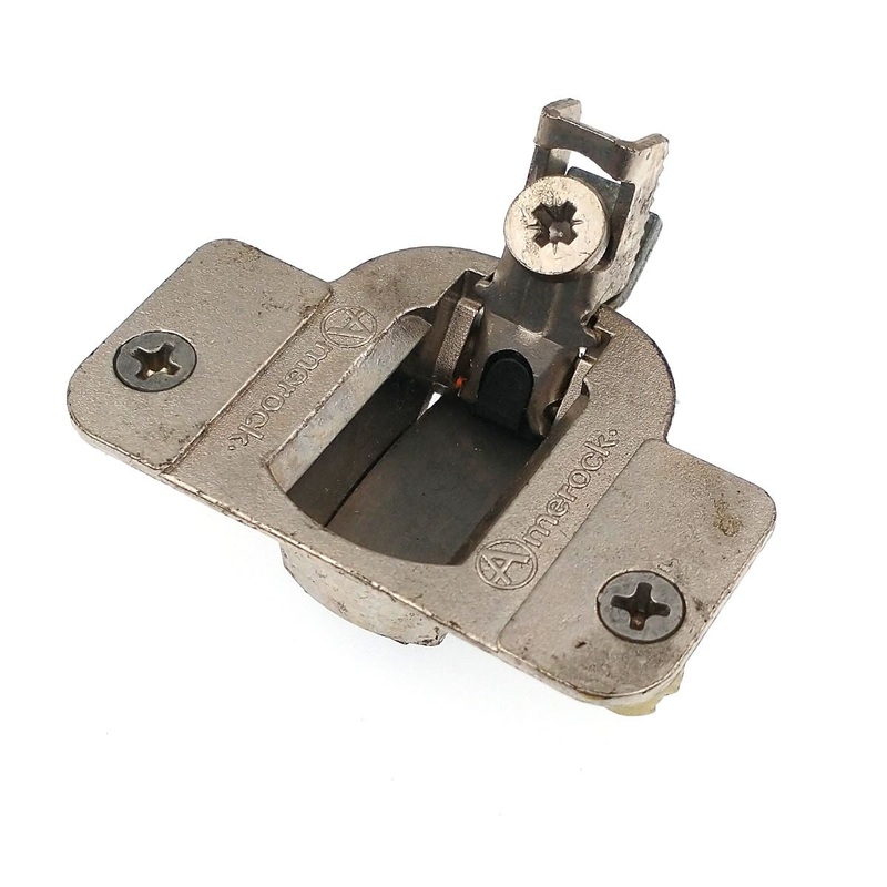 Single Amerock Nickel 120 deg. 35mm Cup Hinge 48mm Mepla Doweled CM2041-4-14