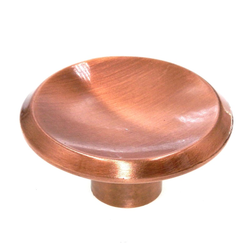 Vintage Amerock Merit Concave Satin Copper 2 Round Cabinet Knob BP1517-41