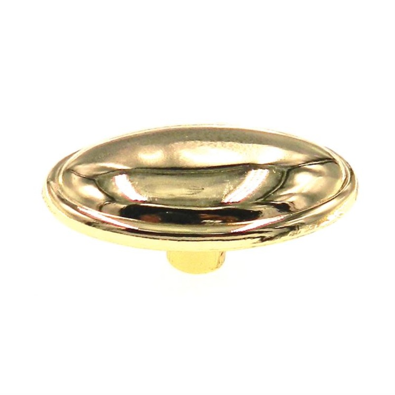 Amerock Allison Polished Brass 1 5/8 Oval Cabinet Knob BP1901-PB