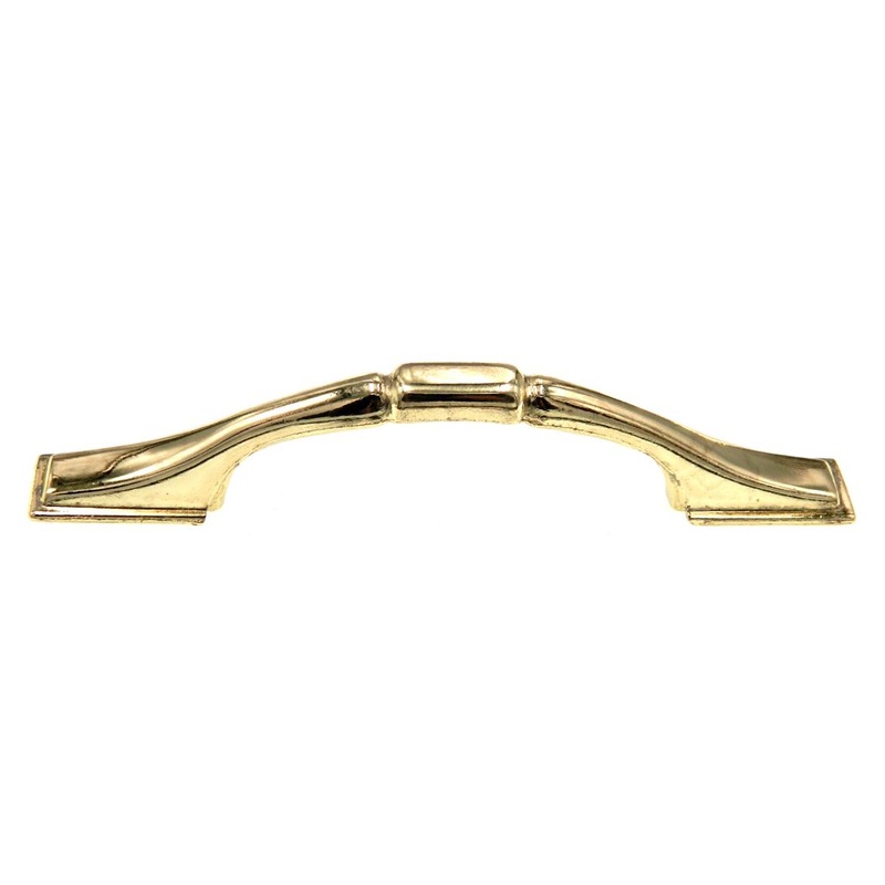 Amerock Allison Polished Brass 3 Ctr. Cabinet Arch Pull Handle BP1935-PB