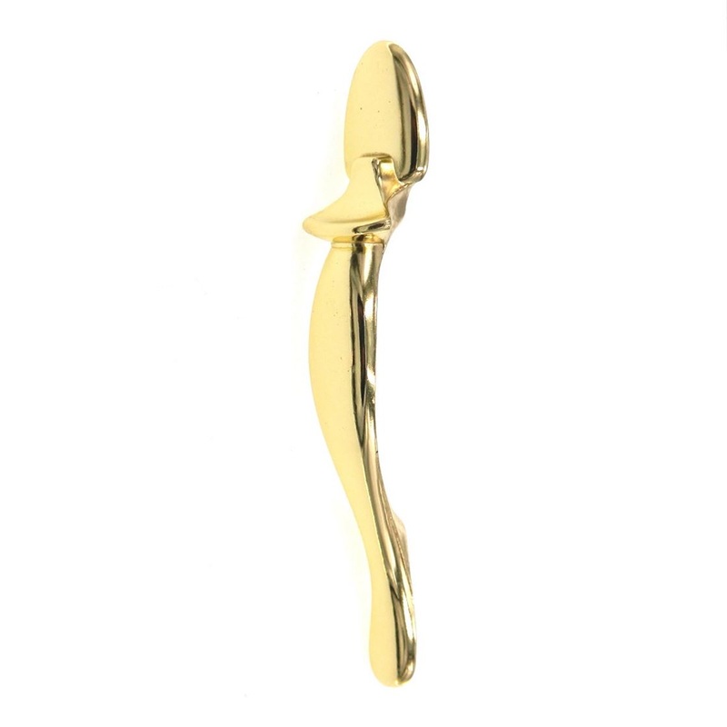 Amerock Allison Polished Brass 3 Ctr. Cabinet Pitcher Pull Handle BP1907-PB