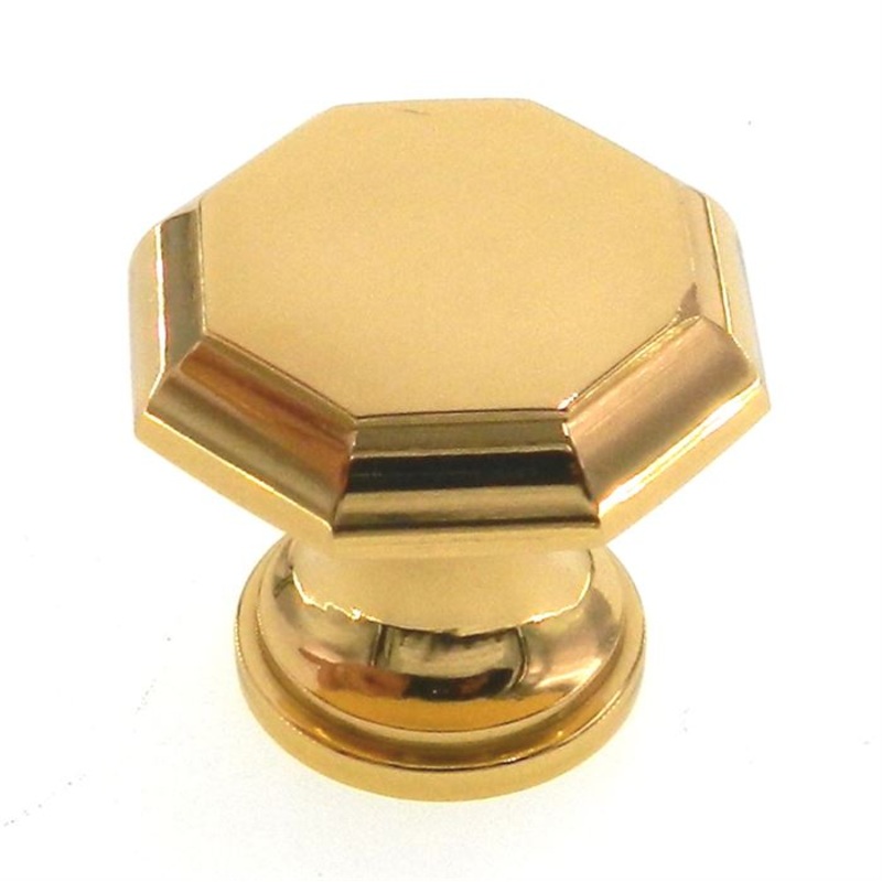 Amerock Allison Solid Brass 1 1/4 Octagon Cabinet Knob BP1958-B