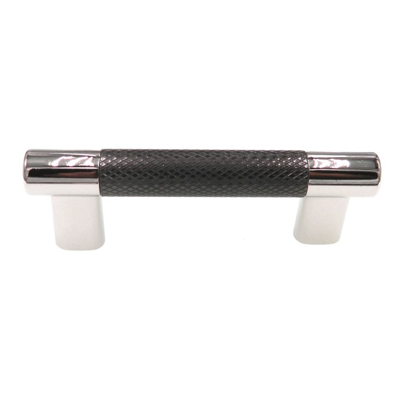 Amerock Esquire Nickel Gunmetal 3, 3 3/4 (96mm) Ctr. Bar Pull BP36557-PNGM