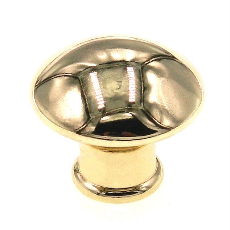 Amerock European Designs Polished Brass 1 1/4 Dome Cabinet Knob BP4268-3