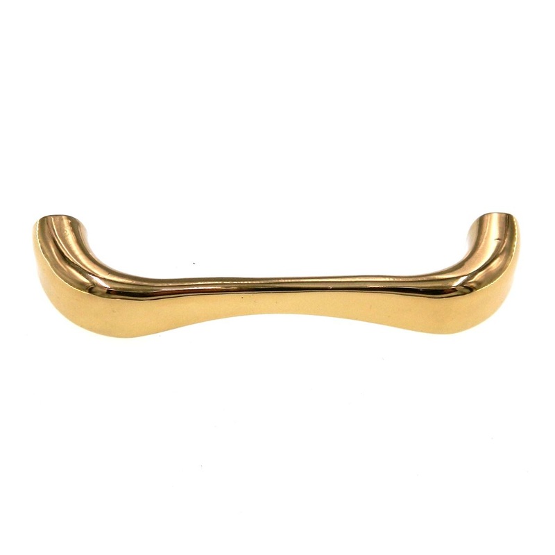 Amerock European Designs Solid Brass 3 Ctr. Cabinet Arch Pull Handle BP4262-B