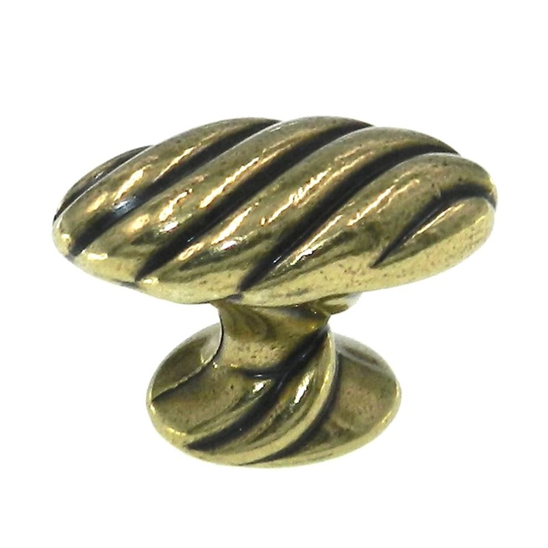 Amerock Expressions Regency Brass 1 1/2 Harmonious Cabinet Knob BP1474-R1