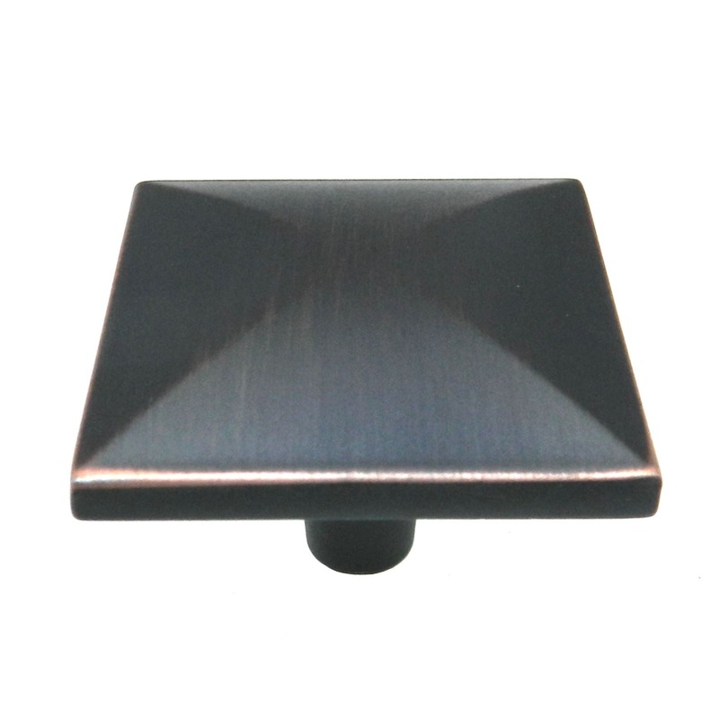 Amerock Extensity Oil-Rubbed Bronze 1 1/2 Square Cabinet Knob BP29398ORB