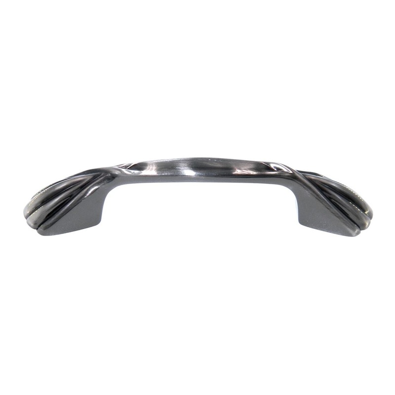 Amerock Heritage Pewter 3 3/4 (96mm) Ctr. Cabinet Arch Pull Handle BP2377-PWT