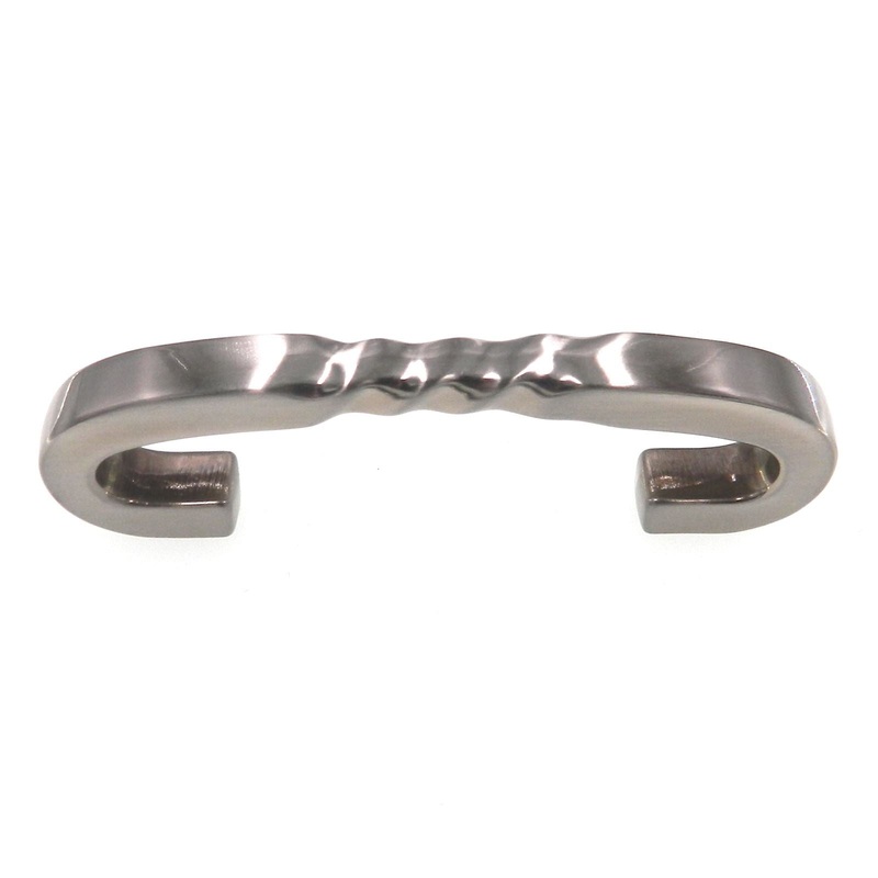 Amerock Inspirations Satin Nickel 3 Ctr. Rustic Cabinet Handle BP1584-G10
