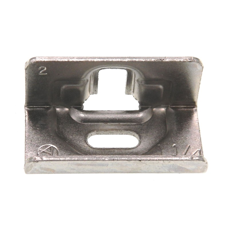 Amerock Nickel 1 1/4 Overlay System 2000DA Cabinet Hinge Baseplate CM2009C-14