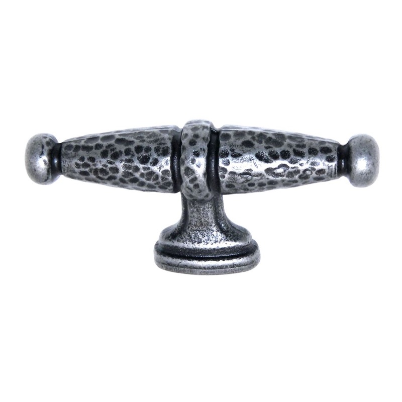 Amerock Village Classics Hammered Iron 3 1/8 T-Bar Cabinet Knob BP19302-RIN