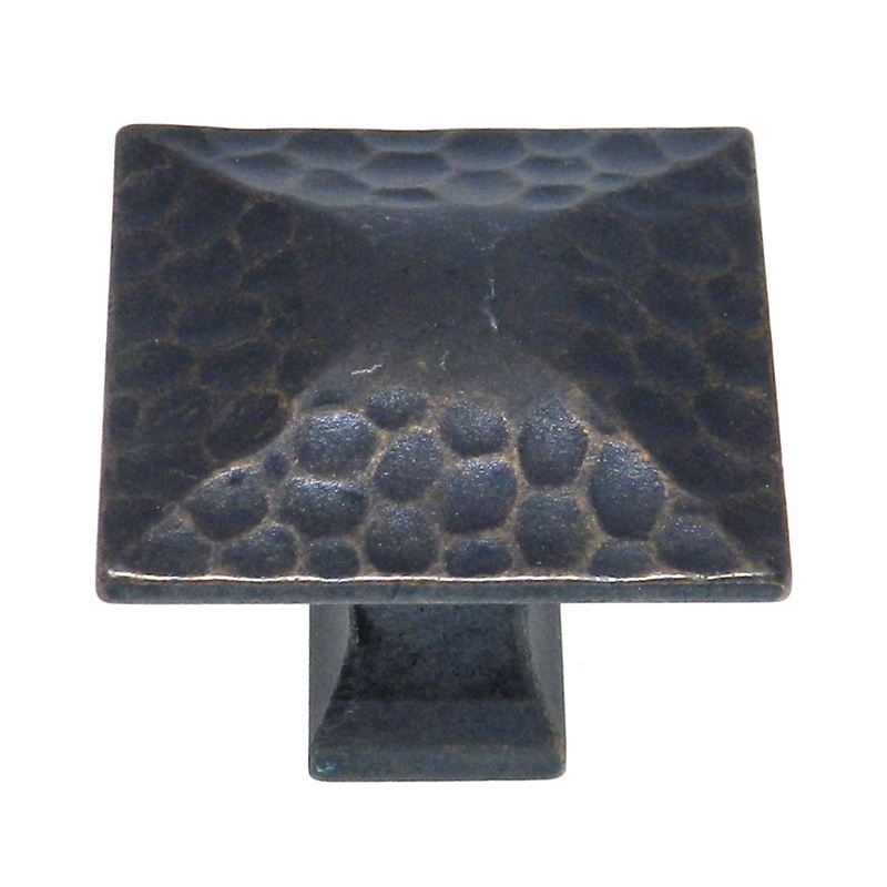 Belwith Craftsman Windover Antique 1 1/4 Square Cabinet Knob P2172-WOA