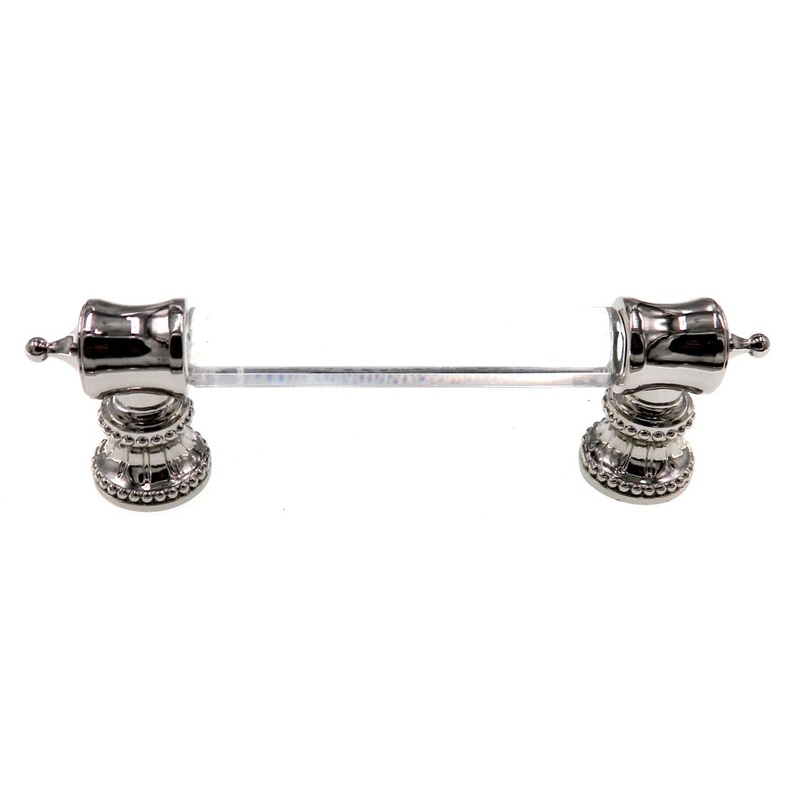 Belwith Keeler Chautauqua Nickel With Glass 3 3/4 (96mm) Ctr Pull B074582-GL14
