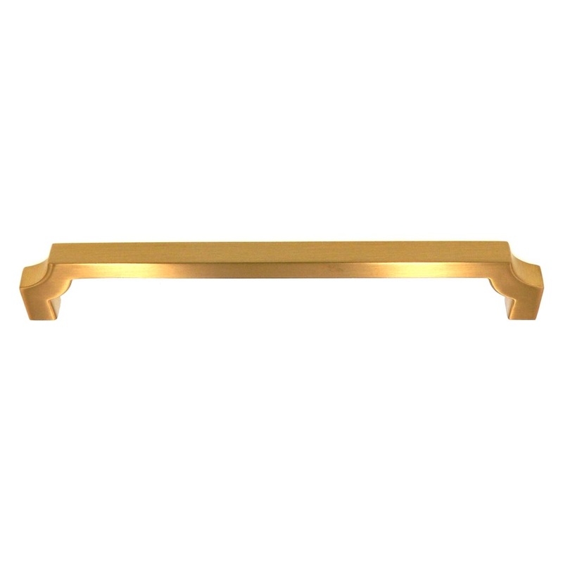 Belwith Keeler Monarch Brushed Brass 6 1/4 (160mm) Ctr Cabinet Pull B076643-BGB