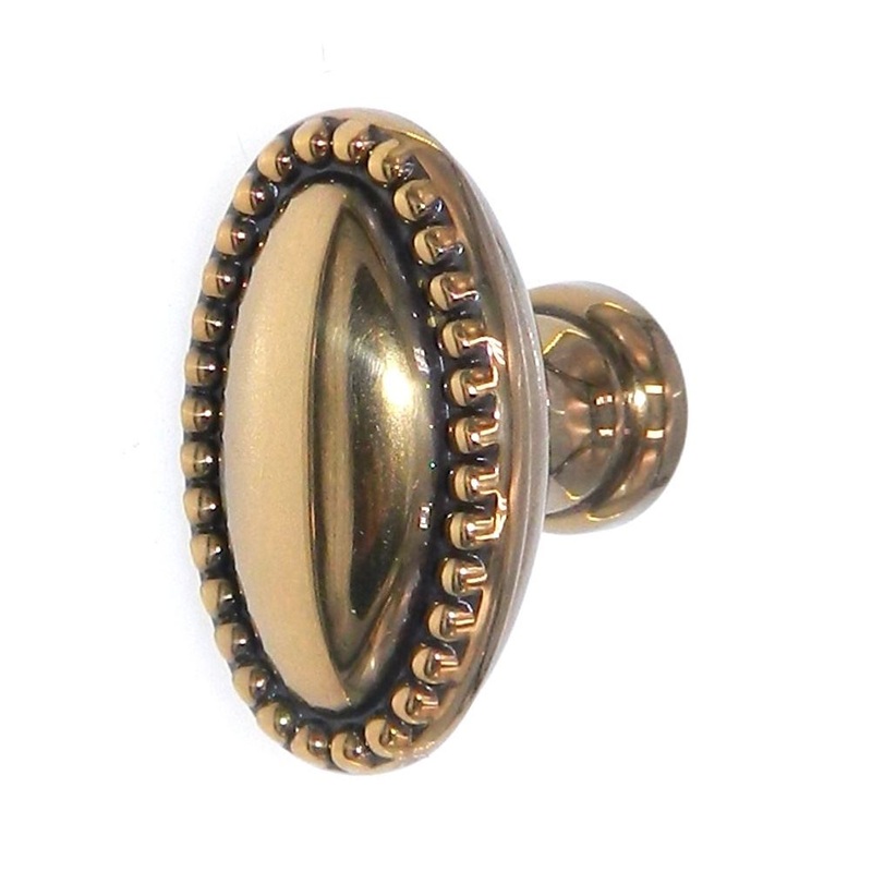 Belwith Keeler Savannah Sherwood Antique 1 3/8 Beaded Edge Cabinet Knob P147