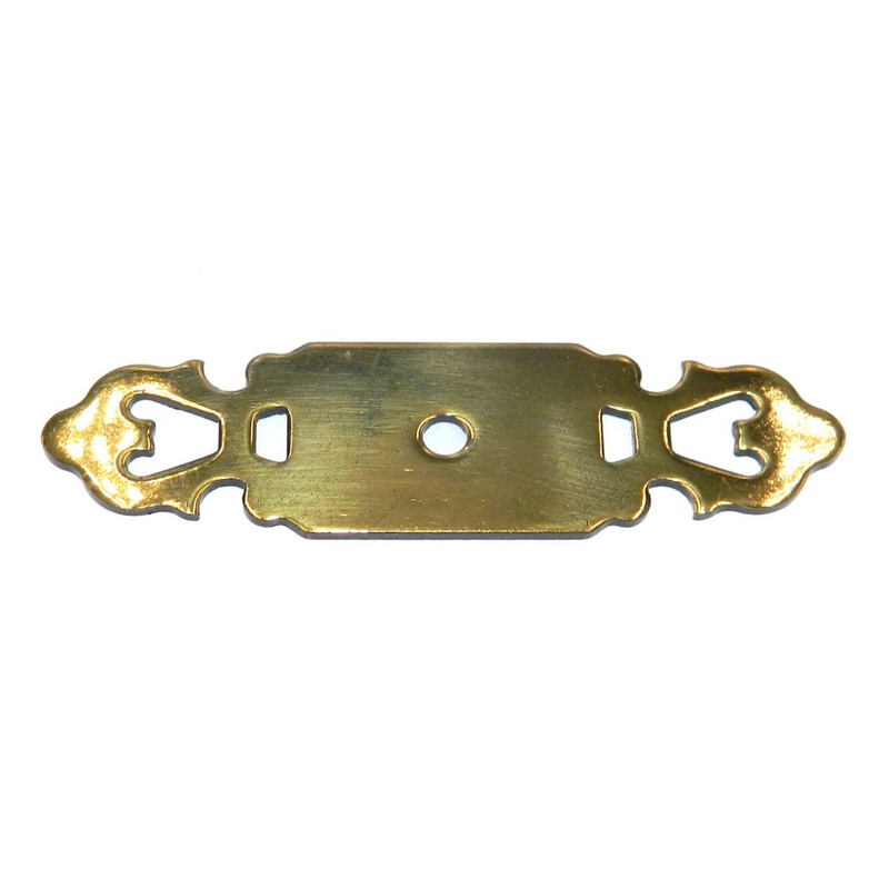 Belwith Manor House Lancaster Brass 3 1/4 Cabinet Knob Backplate P289-LP