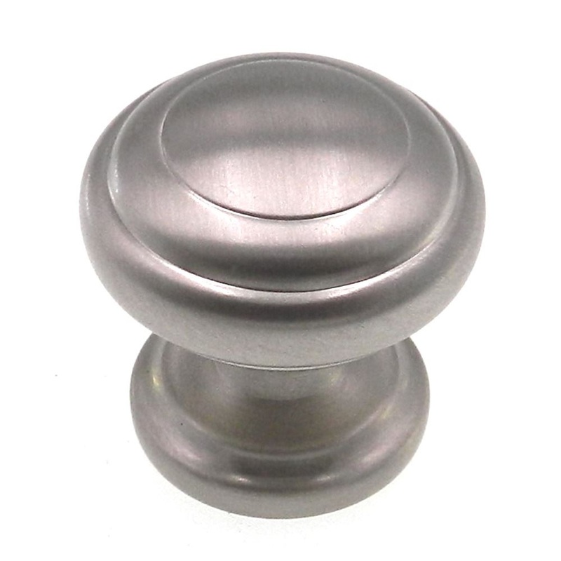 Belwith Zephyr Stainless Steel 1 1/4 Ringed Dome Cabinet Knob P2283-SS