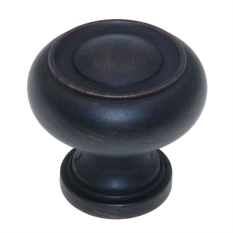 Hickory Hardware Cottage Vintage Bronze 1 1/4 Round Cabinet Knob P3151-VB