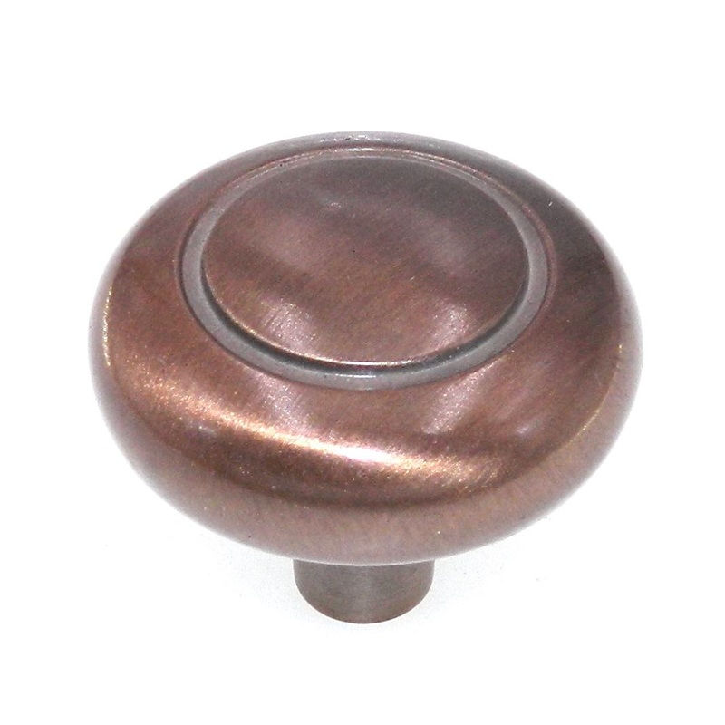 Hickory Hardware Eclipse Satin Bronze 1 1/4 Ringed Cabinet Knob P209-SBZ