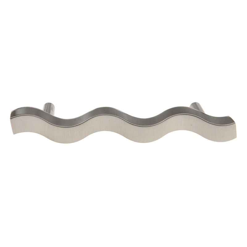 Hickory Hardware Euro Satin Nickel 3 3/4 (96mm) Ctr Cabinet Bar Pull P2161-SN