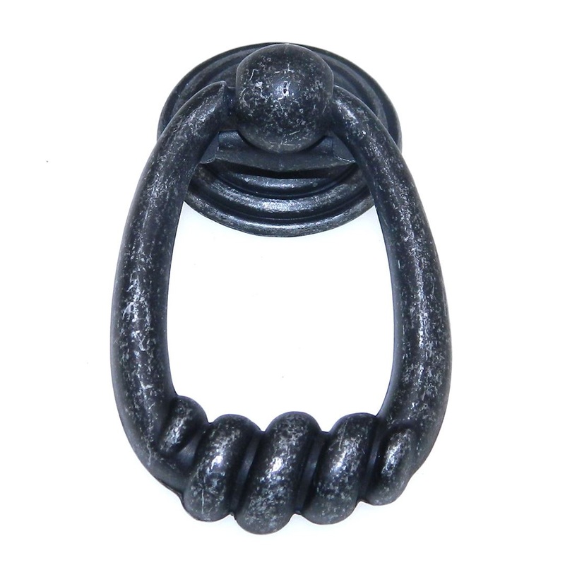 Hickory Hardware Manchester Vibra Pewter 2 1/8 Ring Pull Cabinet Knob P2014-VP
