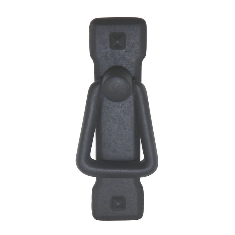 Hickory Hardware Old Mission Black Mist Antique 1 1/4 Ctr Ring Pull PA0712-BMA