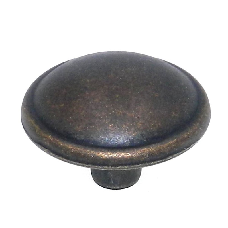 Hickory Hardware Oxford Windover Antique 1 1/4 Round Cabinet Knob PA1213-WOA