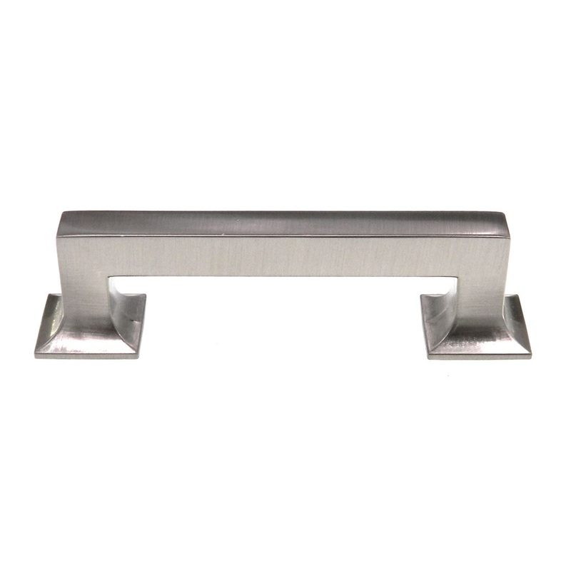 Hickory Hardware Studio Stainless Steel 3 3/4 (96mm) Ctr Cabinet Pull P3011-SS