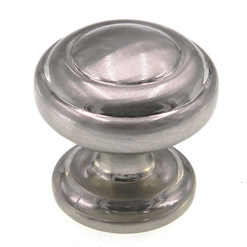 Hickory Hardware Zephyr Satin Nickel 1 1/4 Round Cabinet Knob P2283-SN